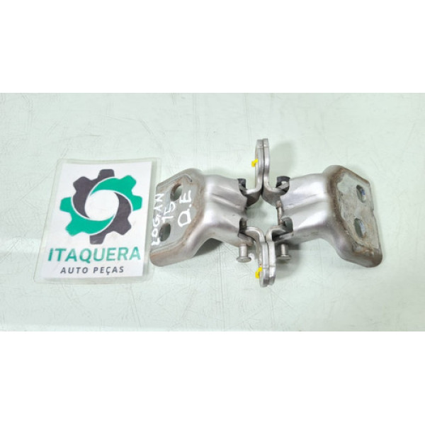 Dobradiça Porta Dianteiro Esquerdo Renault Logan 1.6 Ano 201