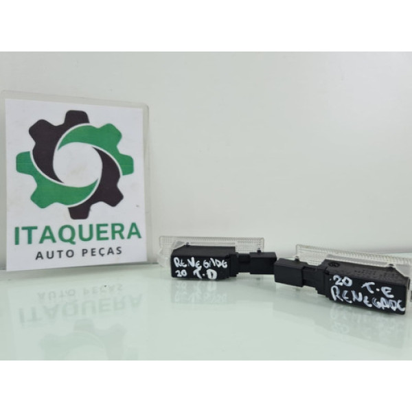 Par Luz Lanterna Placa Jeep Renegade 1.8 Ano 2020 2021