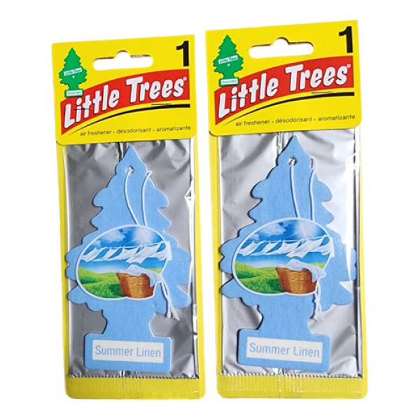  2 Little Trees Cheirinho Automotivo Summer Linen Original