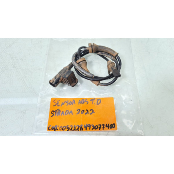 Sensor Abs Traseiro Fiat Strada 1.3 2022 N°0052128493077400