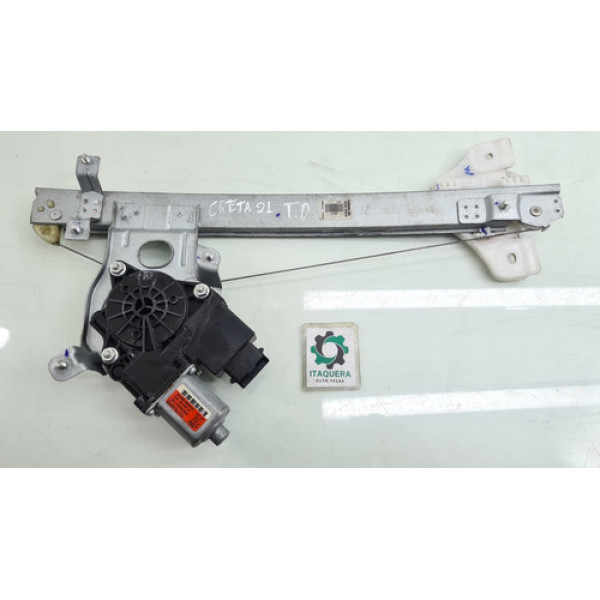 Maquina Vidro Traseiro Direito Hyundai Creta Ano 2021