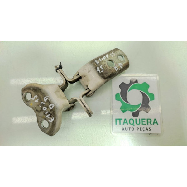 Par Dobradiça Porta Dianteiro Direito Toyota Etios 2015 Hatc