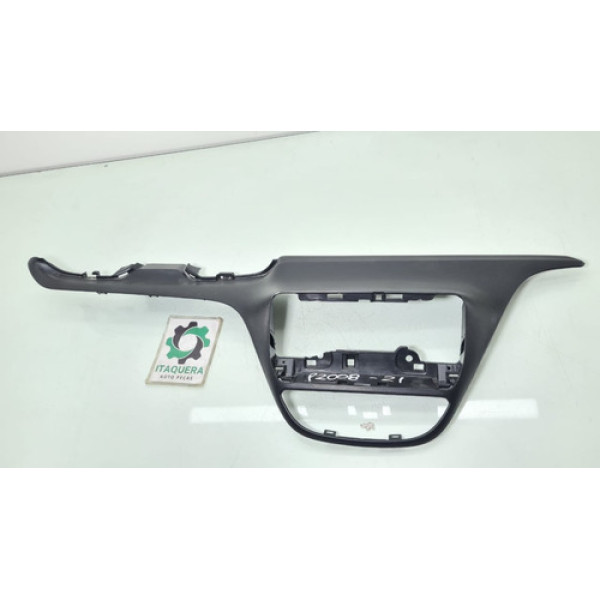 Acabamento Moldura Painel Central Peugeot 2008 Allure 2022
