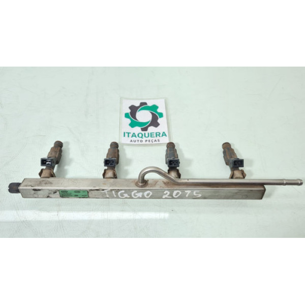 Flauta C/ Bicos Injetores Chery Tiggo 2.0 2013 2014 2015