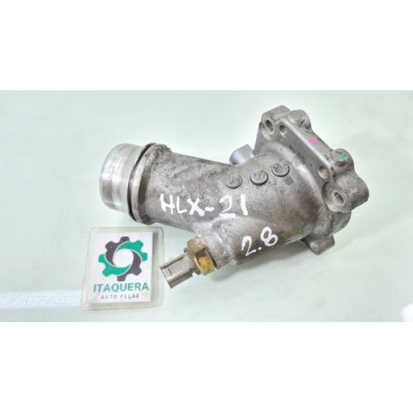 Flange Carcaça Valvula Termostastica Toyota Hilux 2.8 2022