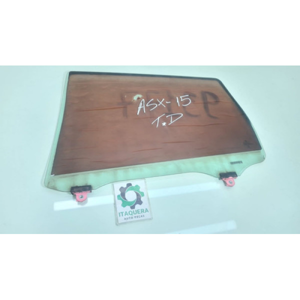 Vidro Porta Traseira Direito Mitsubishi Asx 2.0 4x2 Ano2015