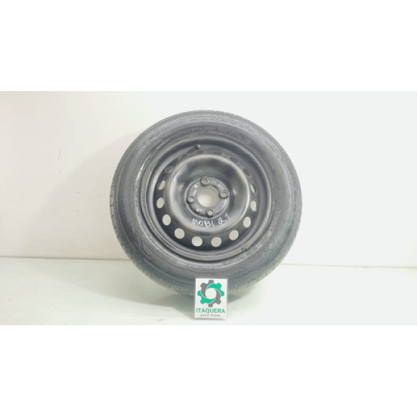 Roda C/ Pneu Estepe 175/70 Aro 14 Fiat Mobi Ano 2020 2021