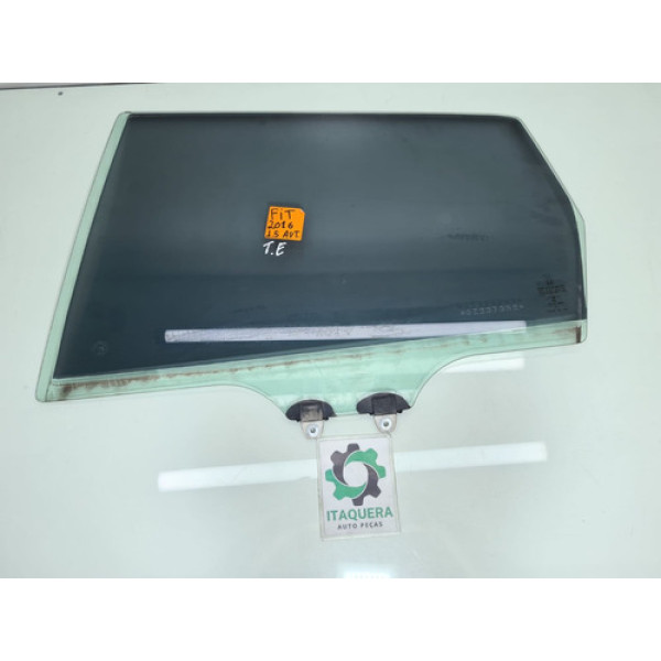 Vidro Porta Dtraseira Esquerda Honda Fit Ano 2015 2016 2017