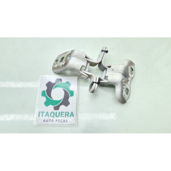 Par Dobradiça Porta Dianteira Esquerda Gm Onix Ano 2016 2017