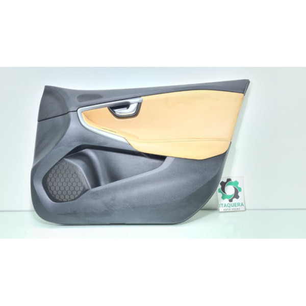 Forro Porta Dianteiro Direito Volvo V40 T4 2016 2017 Bege