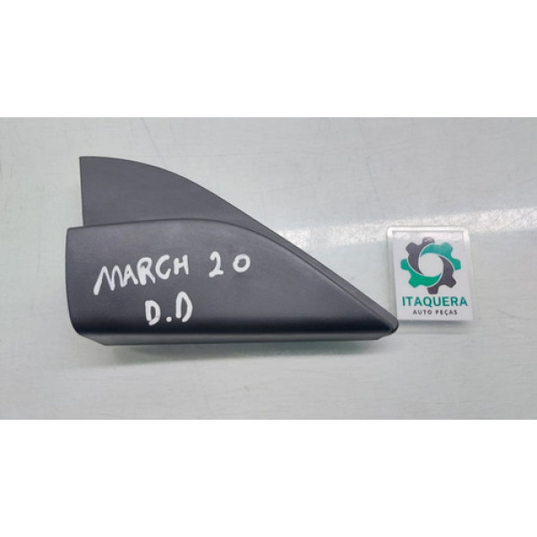 Acabamento Interno Retrovisor Direito Nissan March 2019 2020