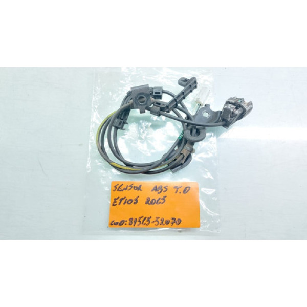 Sensor Abs Traseiro Direito Toyota Etios 1.3 Ano 2014 2015