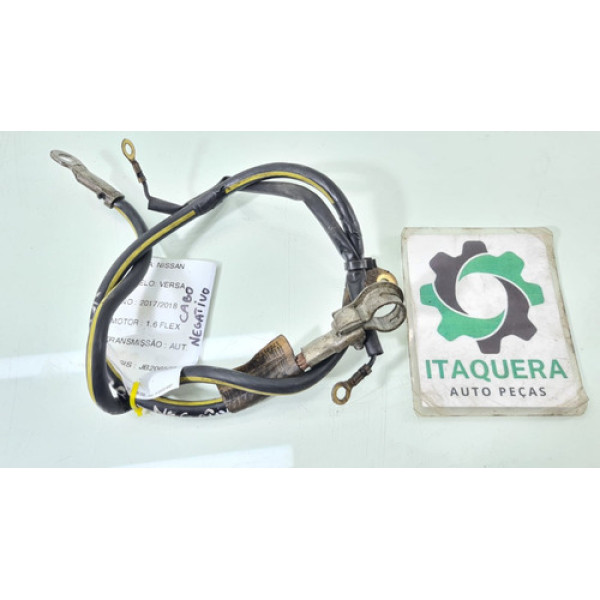 Cabo Negativo Bateria Nissan Versa 1.6 Ano 2017 2018