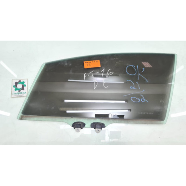 Vidro Porta Dianteiro Esquerdo Honda Fit Ano 2016