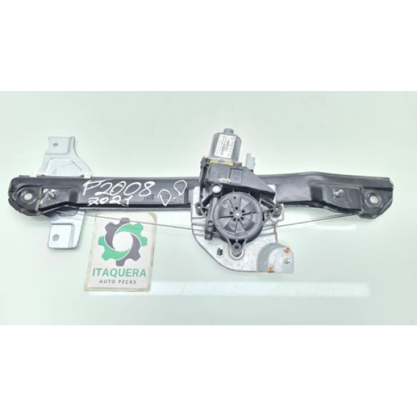 Maquina Motor Vidro Dianteiro Direito Peugeot 2008 Ano 2021