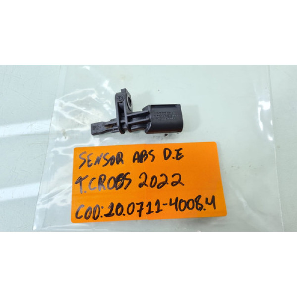 Sensor Abs Dianteiro Esquerdo Vw Nivus Tcross N°10071140084