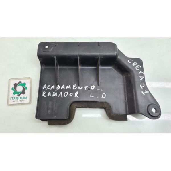Acabamento Defletor Radiador Direito Hyundai Creta Ano 2021
