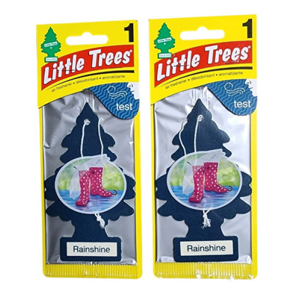 2 Little Trees Cheirinho Automotivo Rainshine Original