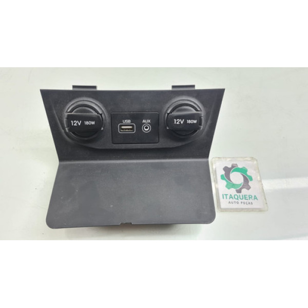 Acabamento Central Entrada Usb Aux Hyundai Creta Ano 2021