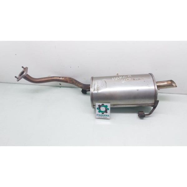 Escapamento Silencioso Nissan March 1.6 Ano 2019 2020