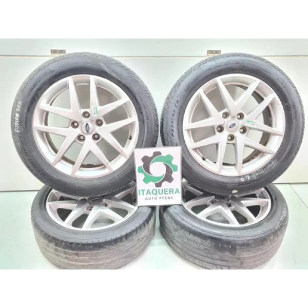 Jogo Rodas Com Pneus 235/55 R17 Ford Fusion Focus Ano 2012
