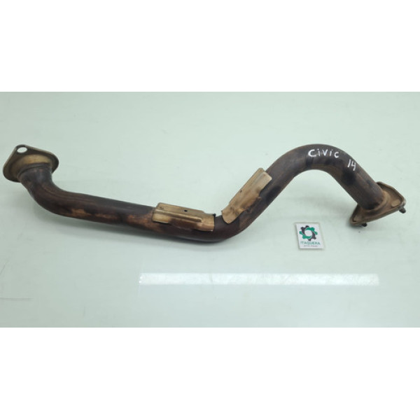 Tubo Escapamento Silenciador Honda Civic 1.8 Ano 2014 2015