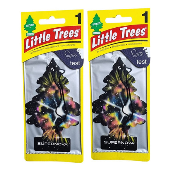 2 Little Trees Cheirinho Carro Automotivo Supernova Original