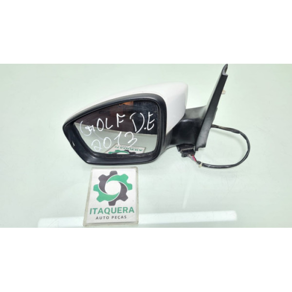 Retrovisor Lado Esquerdo C/ Pisca Vw Golf Ano 2012