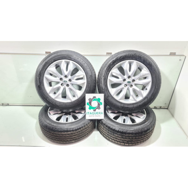 Jogo Roda Com Pneu Bons 235/60 R18 Land Rover Freelander 2