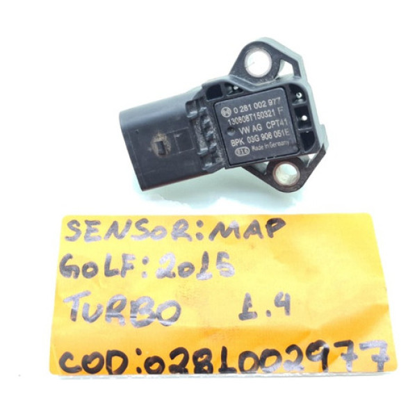 Sensor Map Pressão Audi Q5 A4 A5 2.0 Vw Golf 1.4 Ano 2015