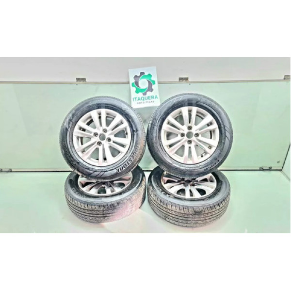Jogo Rodas C/ Pneus 195/65 Aro 15 Gm Cobalt Ano 2018 2019