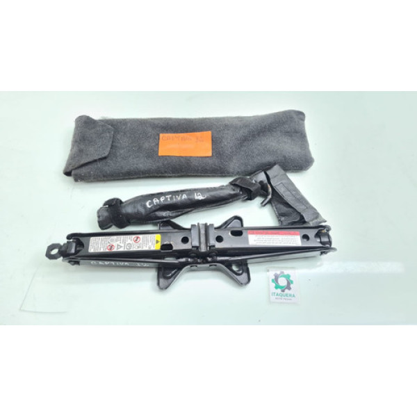Kit Macaco Chave Roda Triangulo Chevrolet Captiva