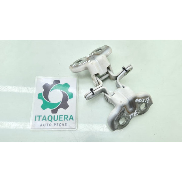 Par Dobradiça Porta Traseira Esquerda Gm Onix Ano 2016 2017