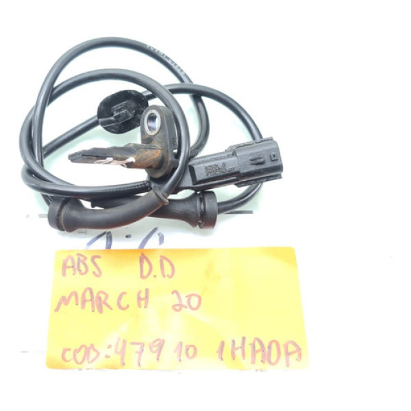 Sensor Abs Dianteiro Nissan March Ano 2019 2020