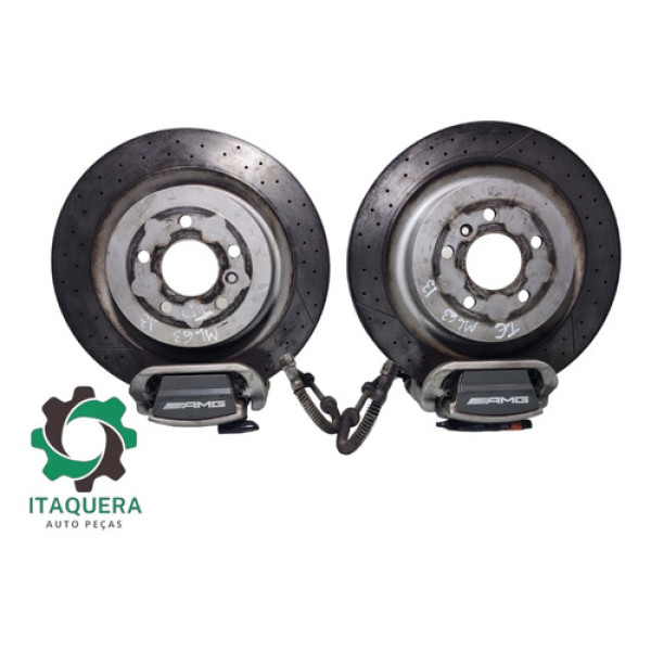 Conjunto Pinças De Freio Discos Traseiro Mercedes Amg Ml63