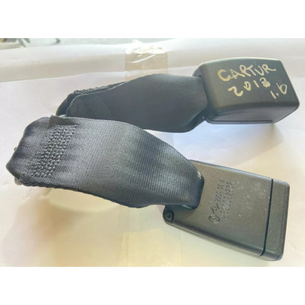 Duplo Engate Cinto Traseiro Renault Captur Ano 2017 2018