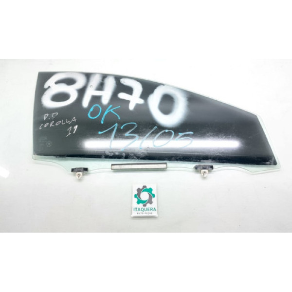 Vidro Porta Dianteiro Direito Toyota Corolla Ano 2018 2019