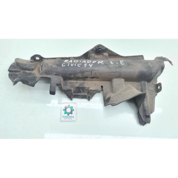 Defletor Radiador Lado Esquerdo Honda Civic Ano 2014 2015