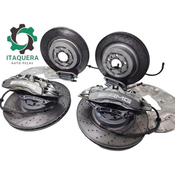 Conjunto Pinças De Freio Discos Mercedes Amg Ml63 Original
