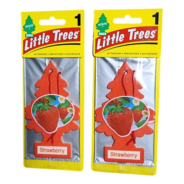  2 Little Trees Cheirinho Automotivo Strawberry Original