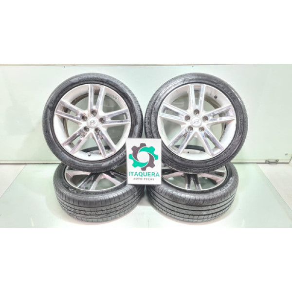 Jogo Roda Com Pneu 225/45 R17 Hyundai I30 Ano 2011 2012