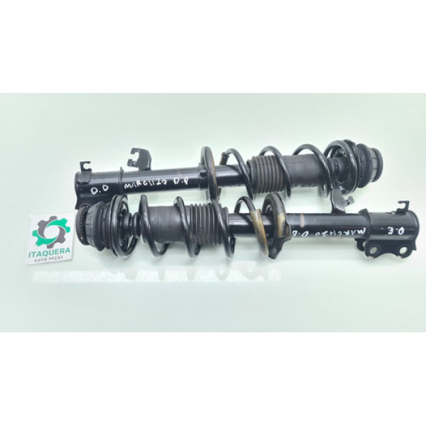 Par Torre Amortecedor Dianteiro Nissan March 1.6 Ano 2020