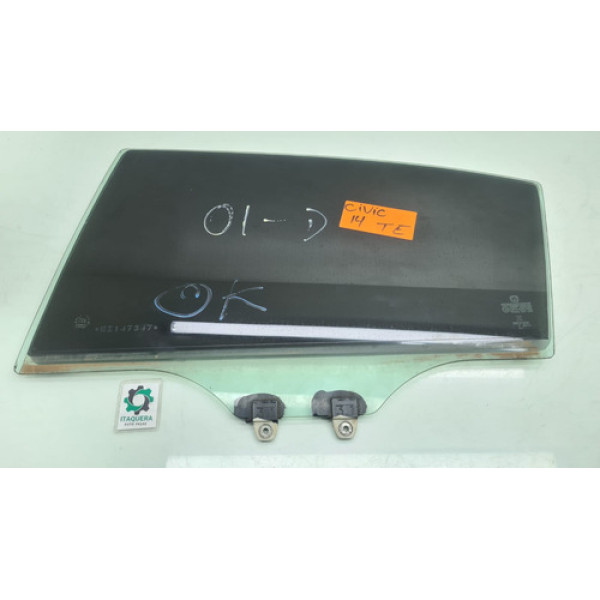 Vidro Porta Traseira Esquerda Honda Civic Ano 2014 2015