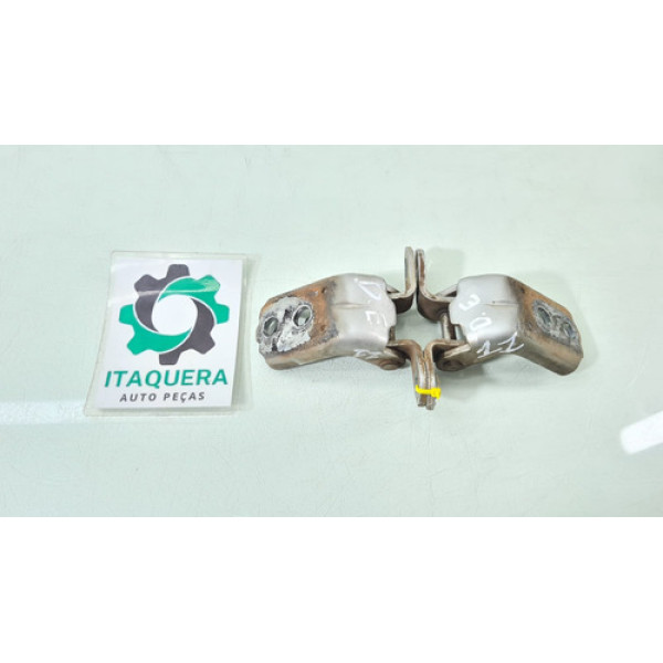 Par Dobradiça Porta Dianteiro Esquerdo Nissan Sentra 2011