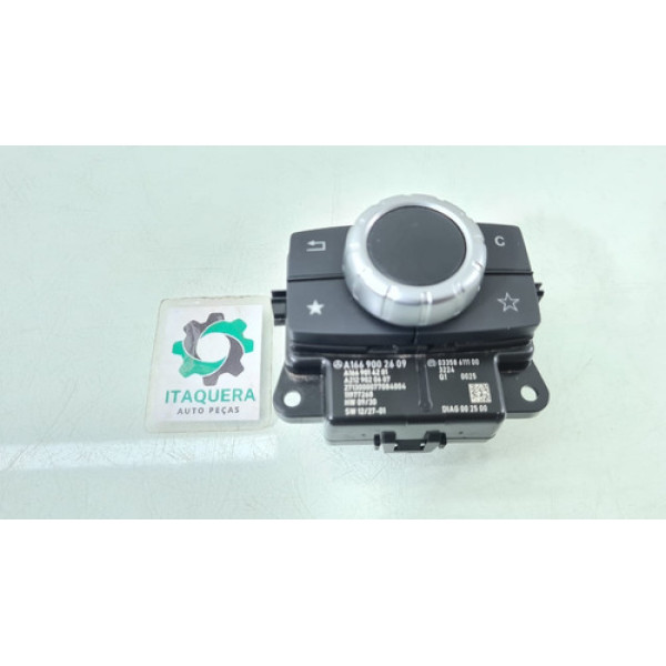 Comando Som Naveção Idrive Mercedes Ml63 Ml350 Ano 2014 