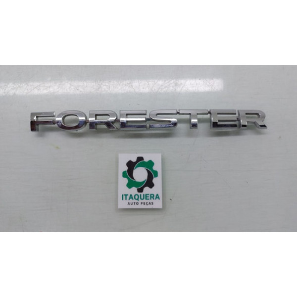 Emblema Letreiro Tampa Traseira Subaru Forester 2017 2018