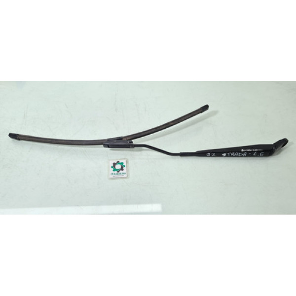 Haste Braço Limpador Parabrisa Esquerda Fiat Strada Ano 2022