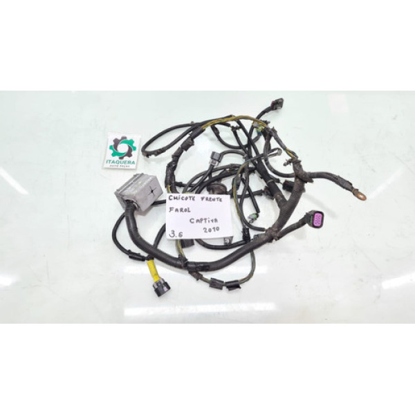 Chicote Farol Frete Chevrolet Captiva 3.6 Ano 2010 2011