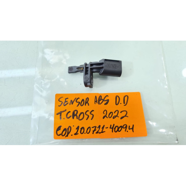 Sensor Abs Dianteiro Direito Vw Nivus Tcross N° 10071140094