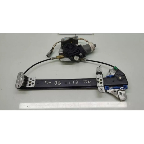 Maquina Vidro Motor Traseira Direita Honda Fit 04 Á 08
